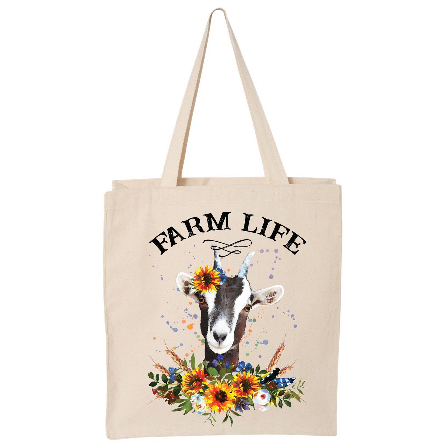 Farm Life Goat Tote Bag