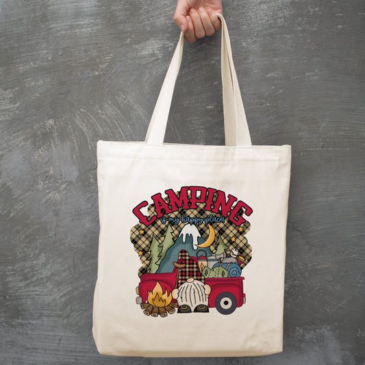 Happy Place CampingTote Bag