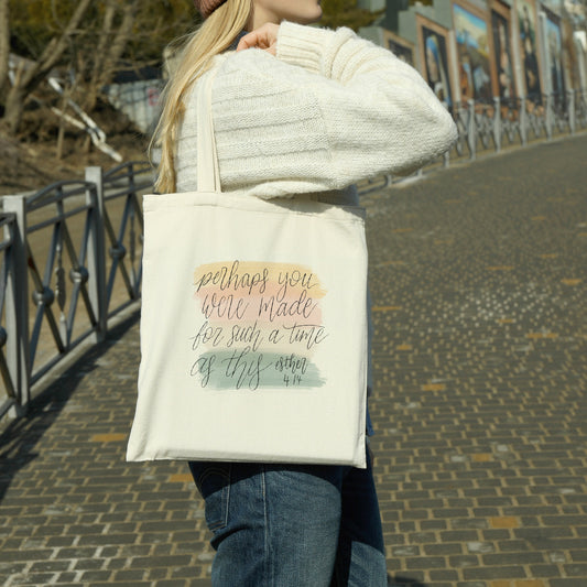 Such A Time Esther 4:14 Tote Bag