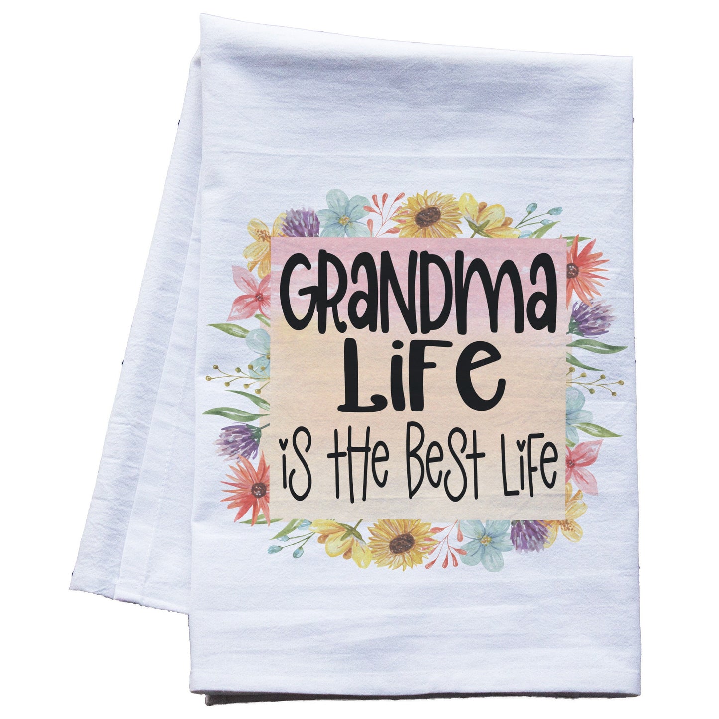 Grandma Life Tea Towel