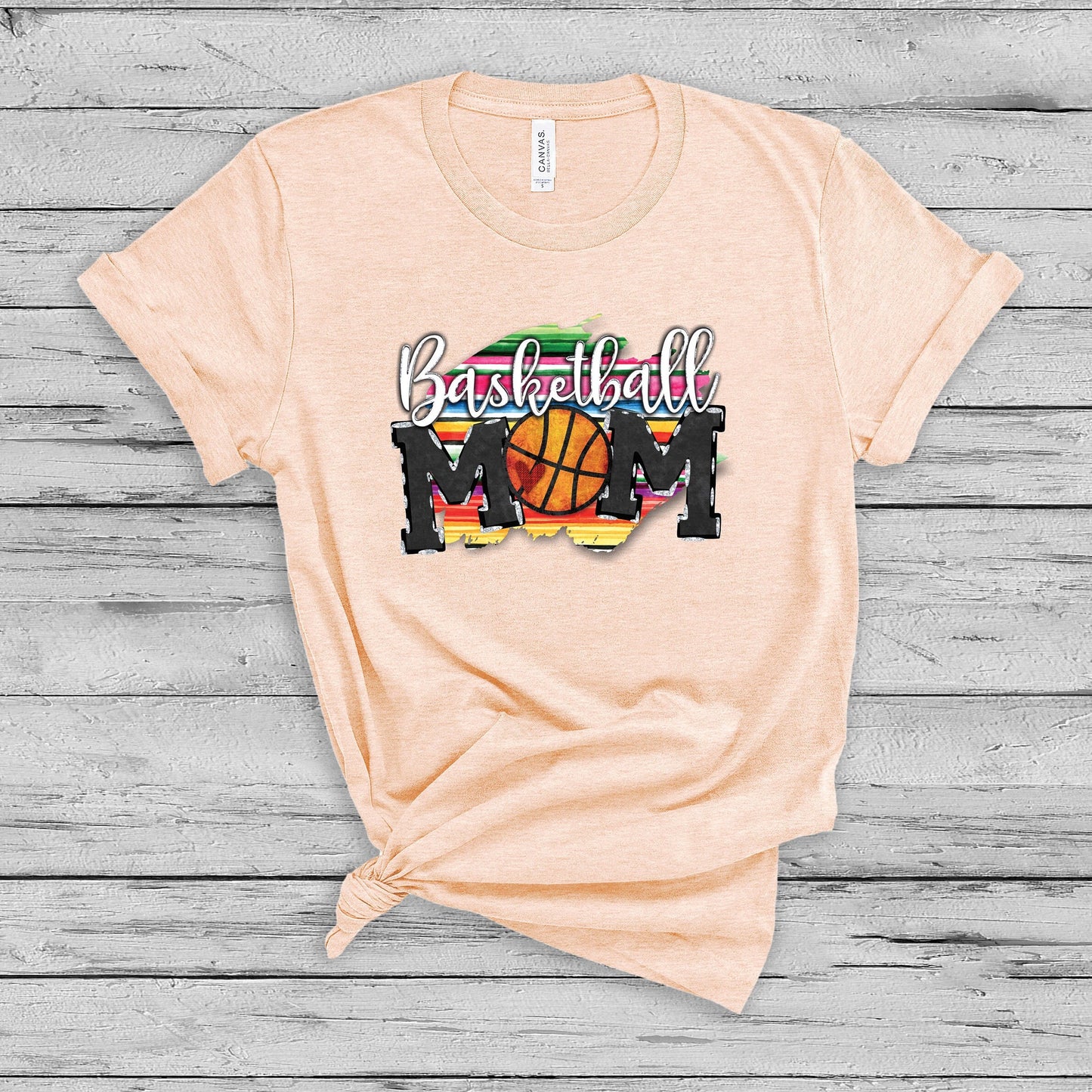 Basketball Mom Serape T-Shirt