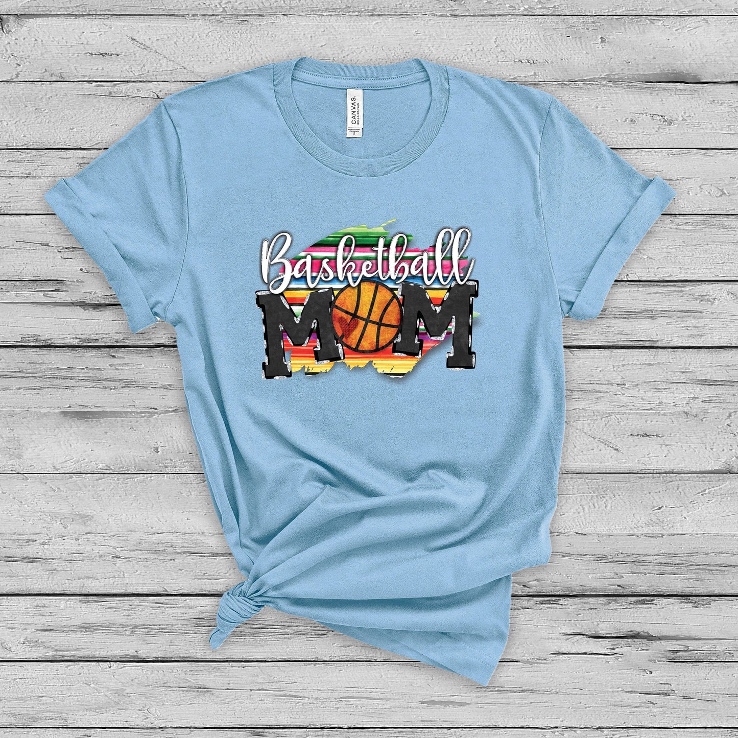 Basketball Mom Serape T-Shirt