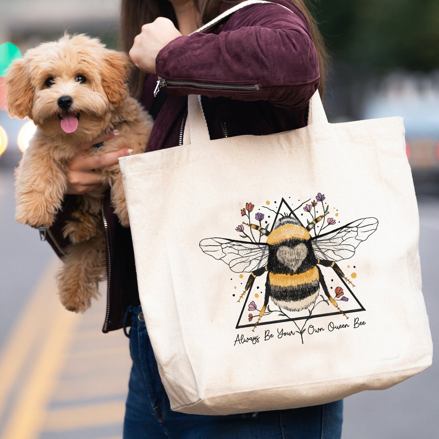 Be Your Own Queen Bee Tote Bag