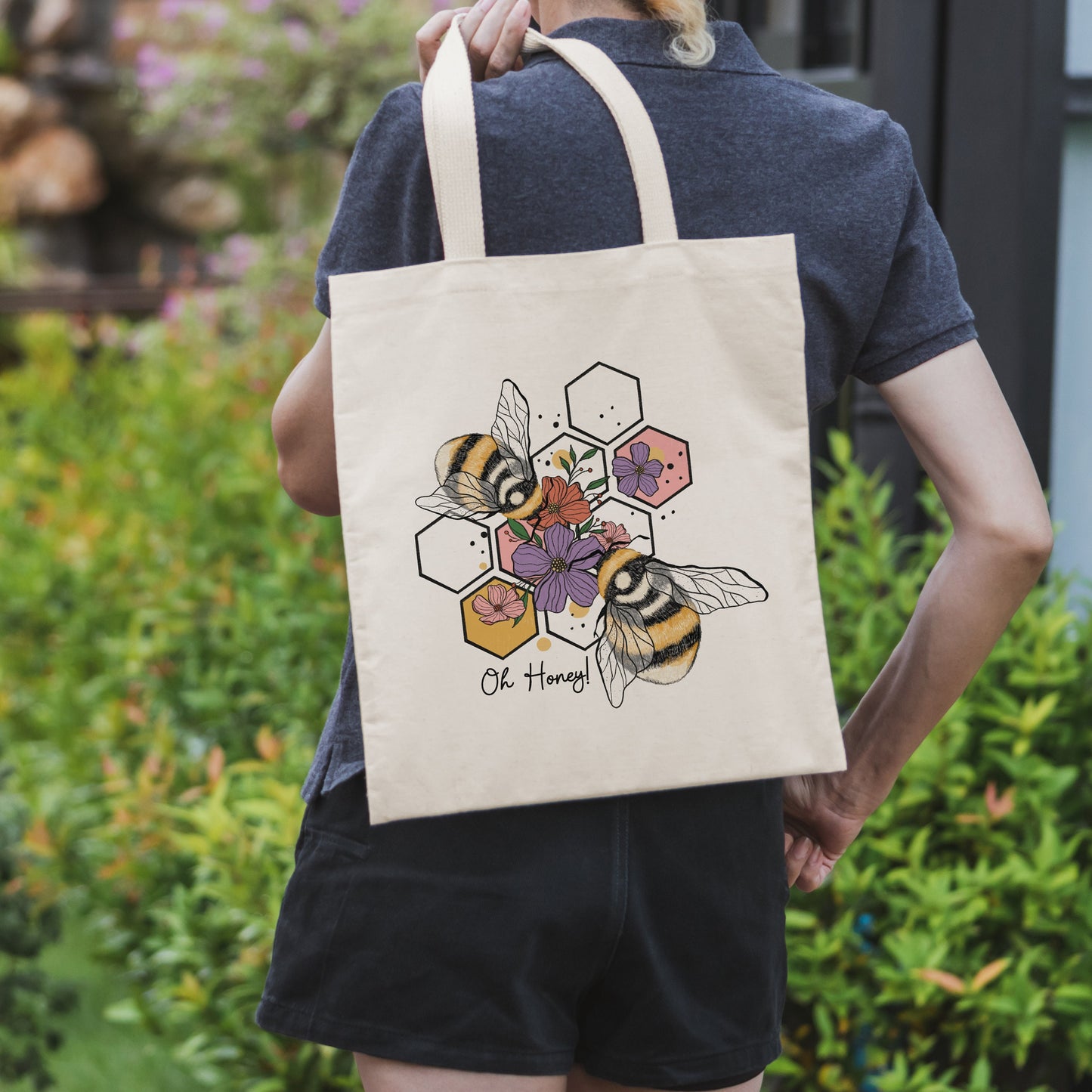 Oh Honey Bees Tote Bag