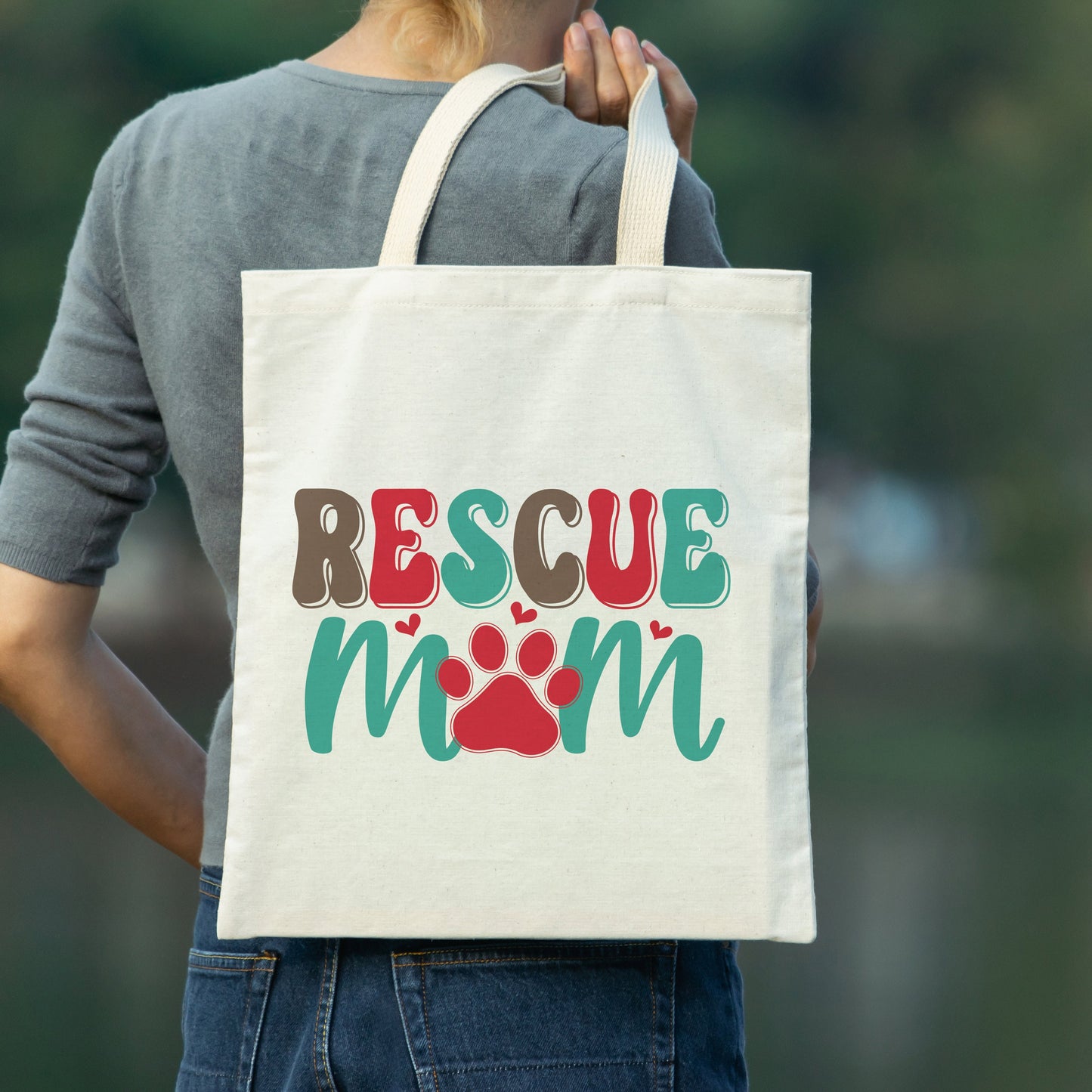 Rescue Mom Tote Bag