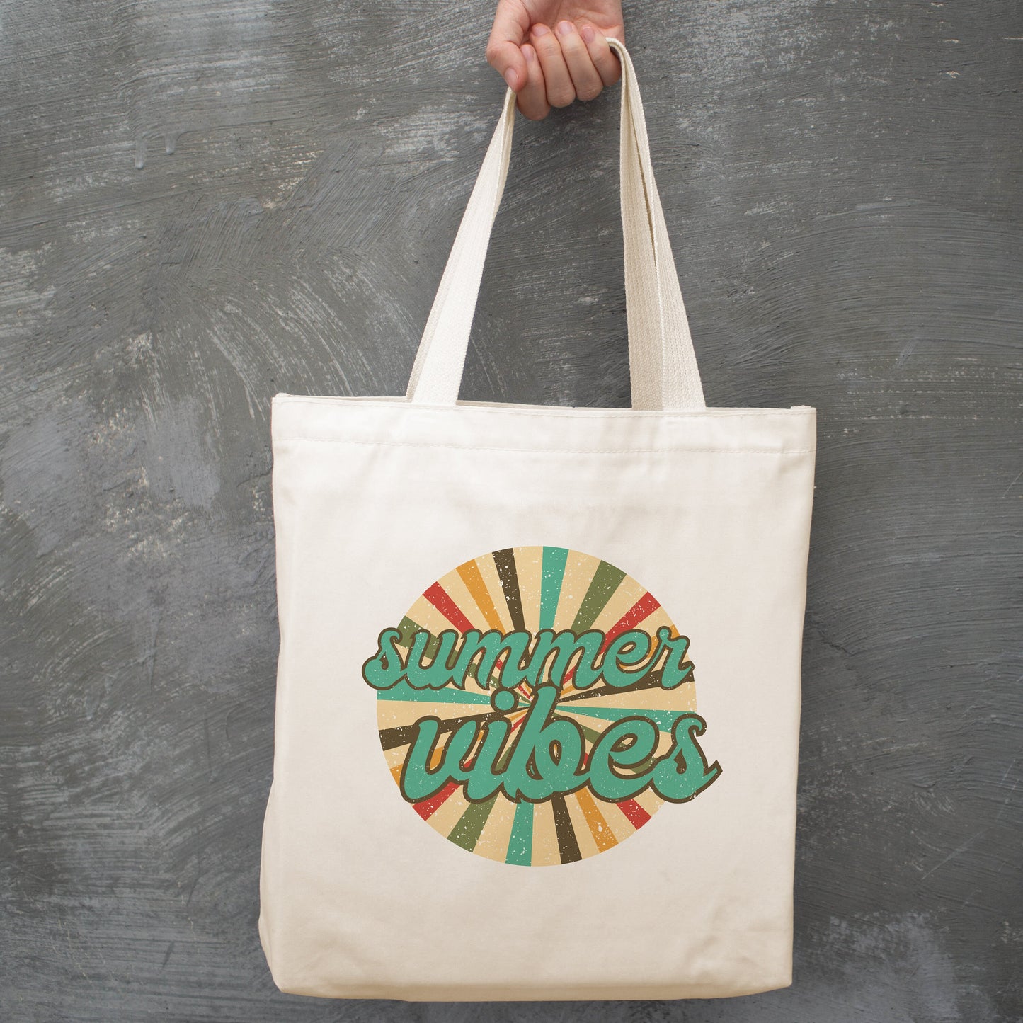 Retro Summer Vibes Tote Bag