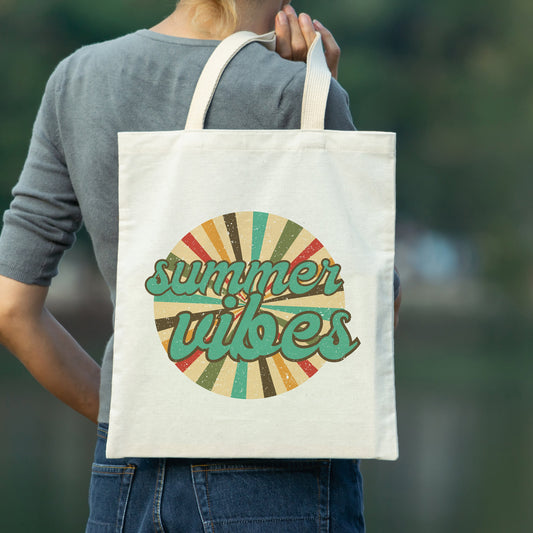 Retro Summer Vibes Tote Bag