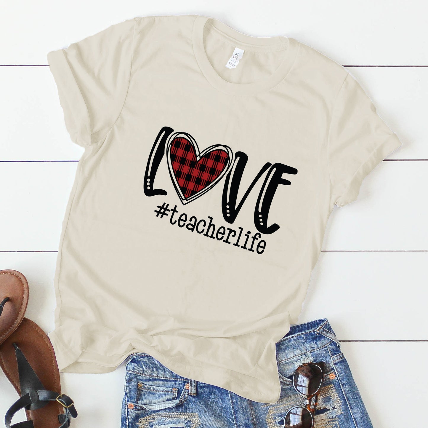 Love #teacherlife T-Shirt