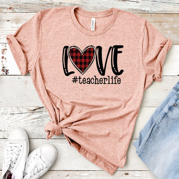 Love #teacherlife Black/Red Heart, Teacher Day, Best Teacher, School Days,