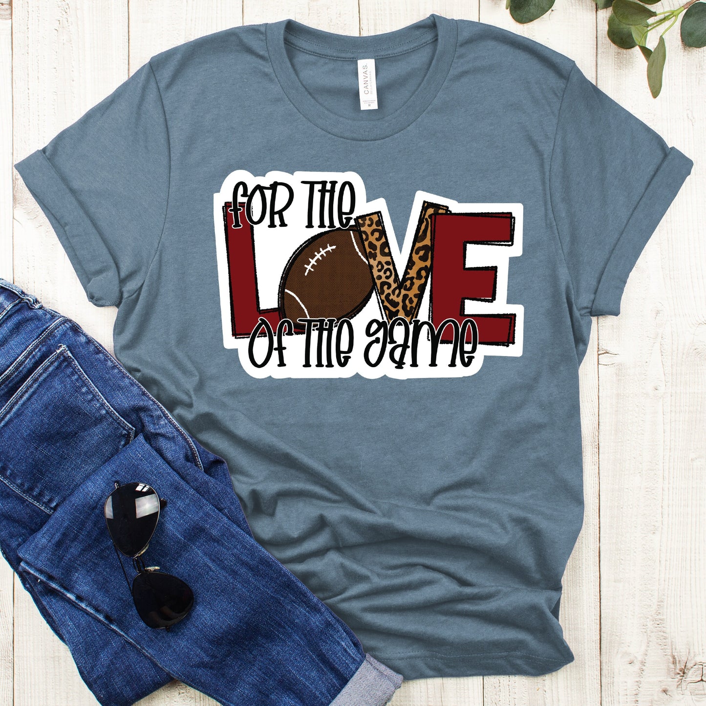 Love of the Game Football T-Shirt