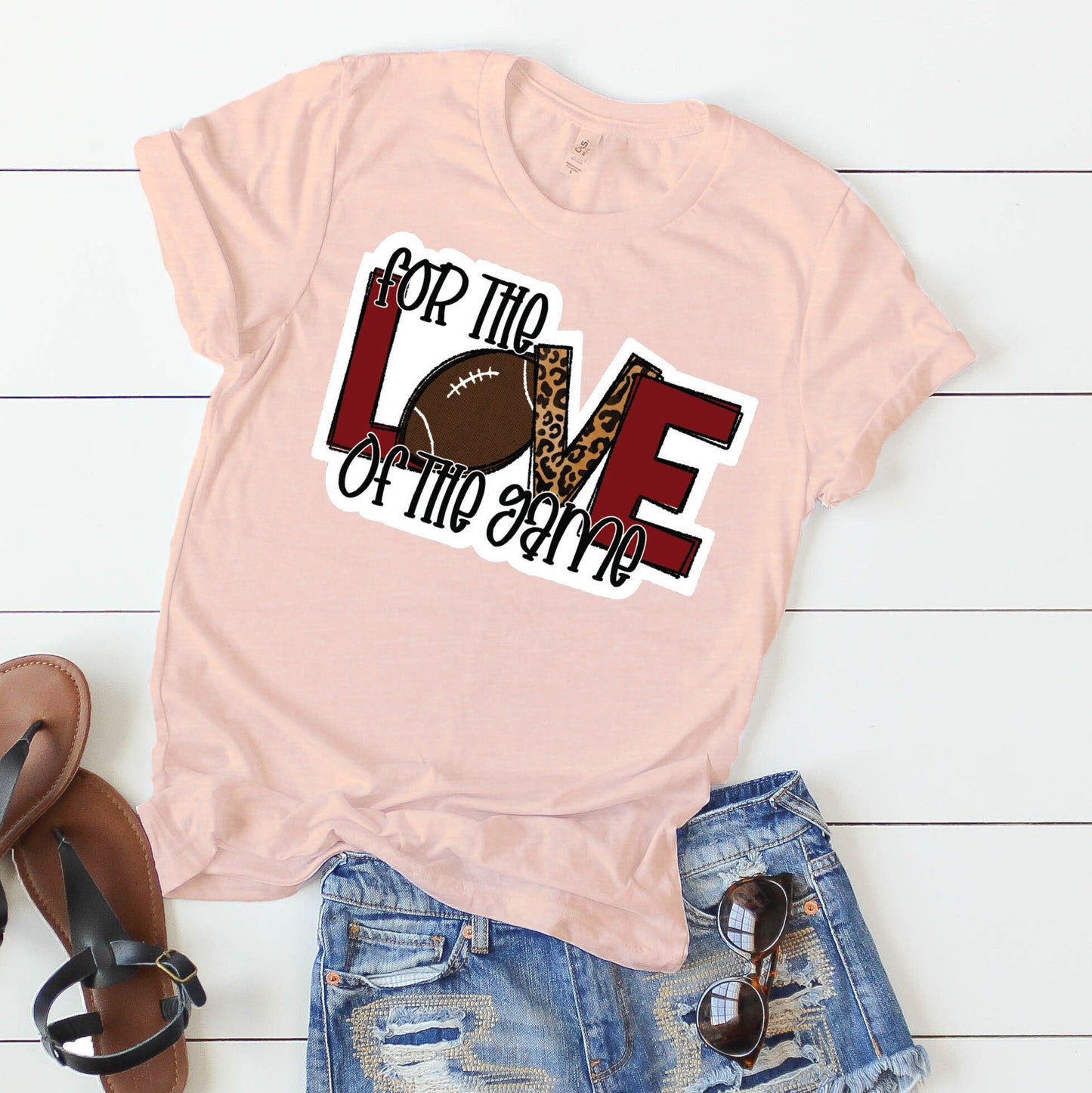 Love of the Game Football T-Shirt