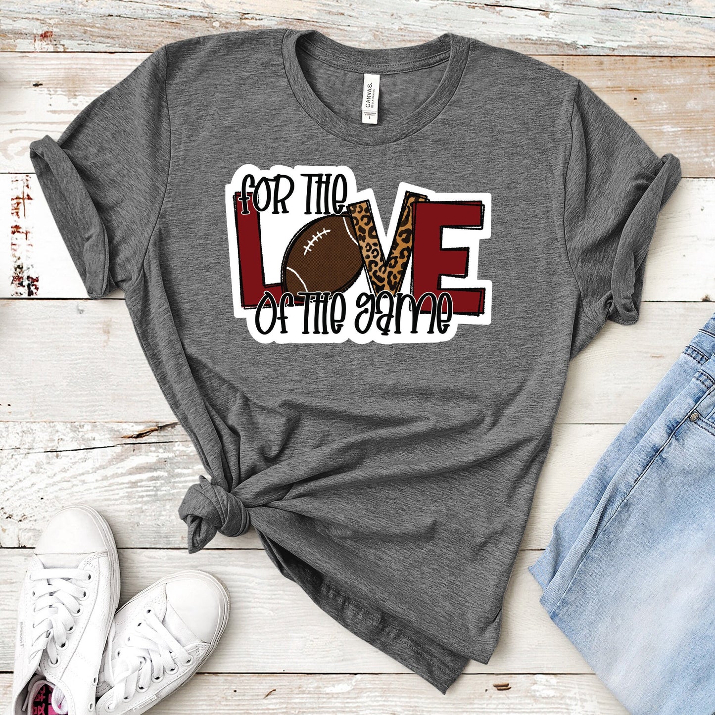 Love of the Game Football T-Shirt