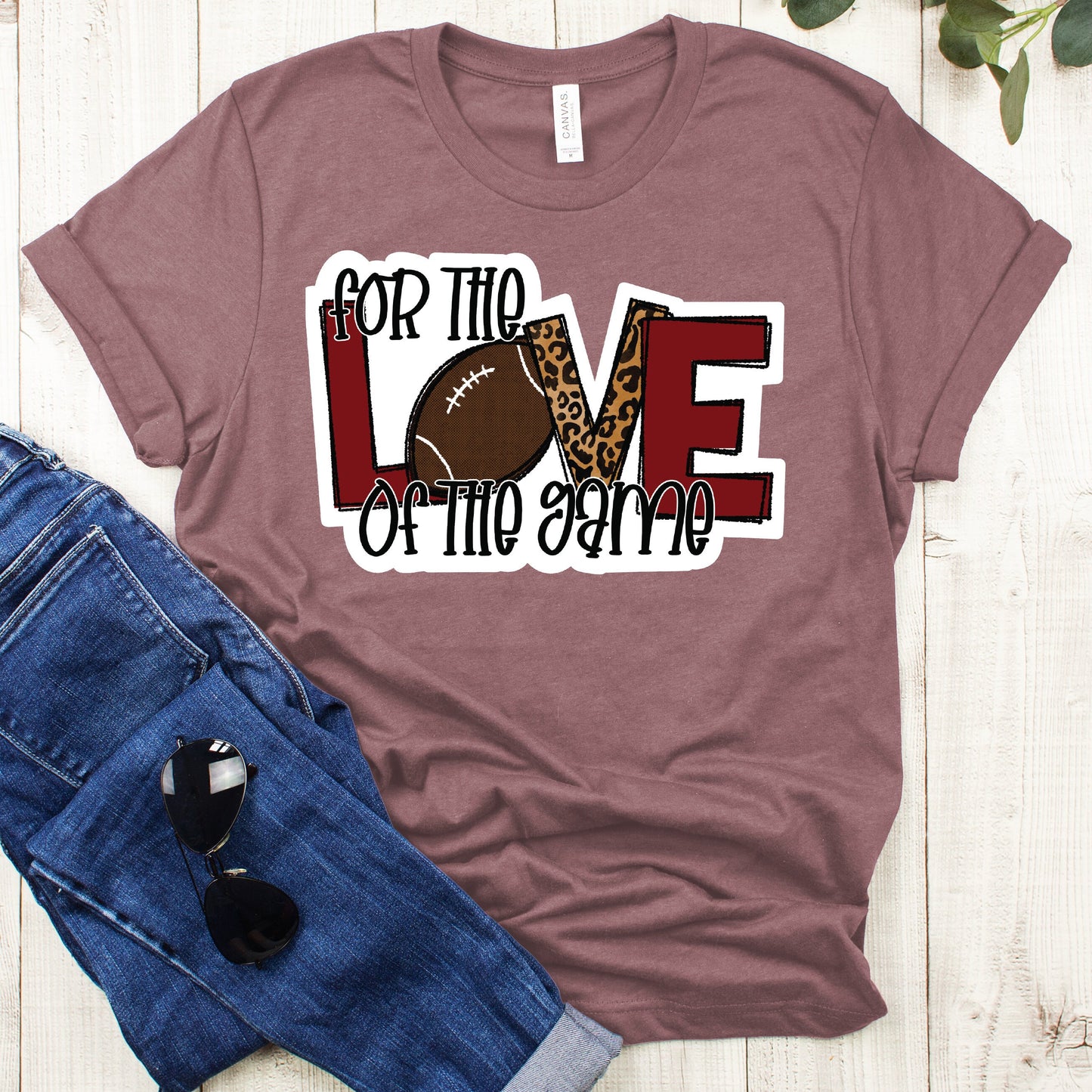 Love of the Game Football T-Shirt