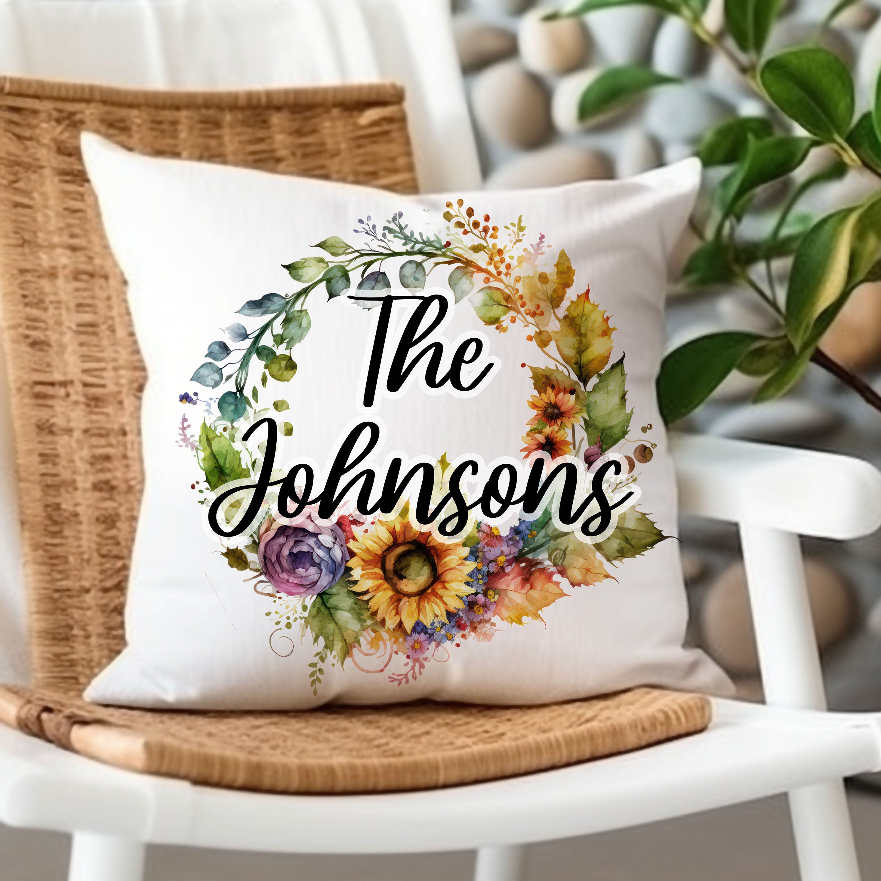 Personalized throw pillow cover best sale